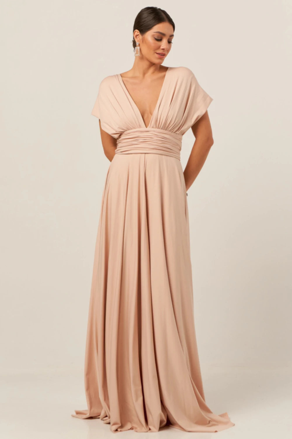 Vestido Longo Milformas Nude