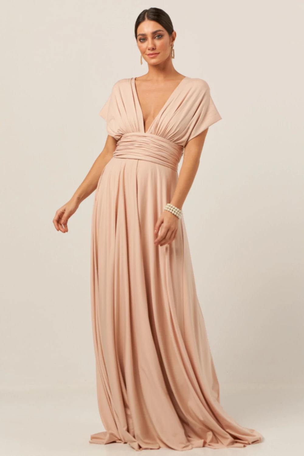 Vestido Longo Milformas Nude