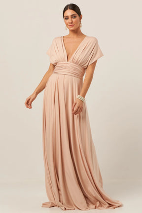 Vestido Longo Milformas Nude